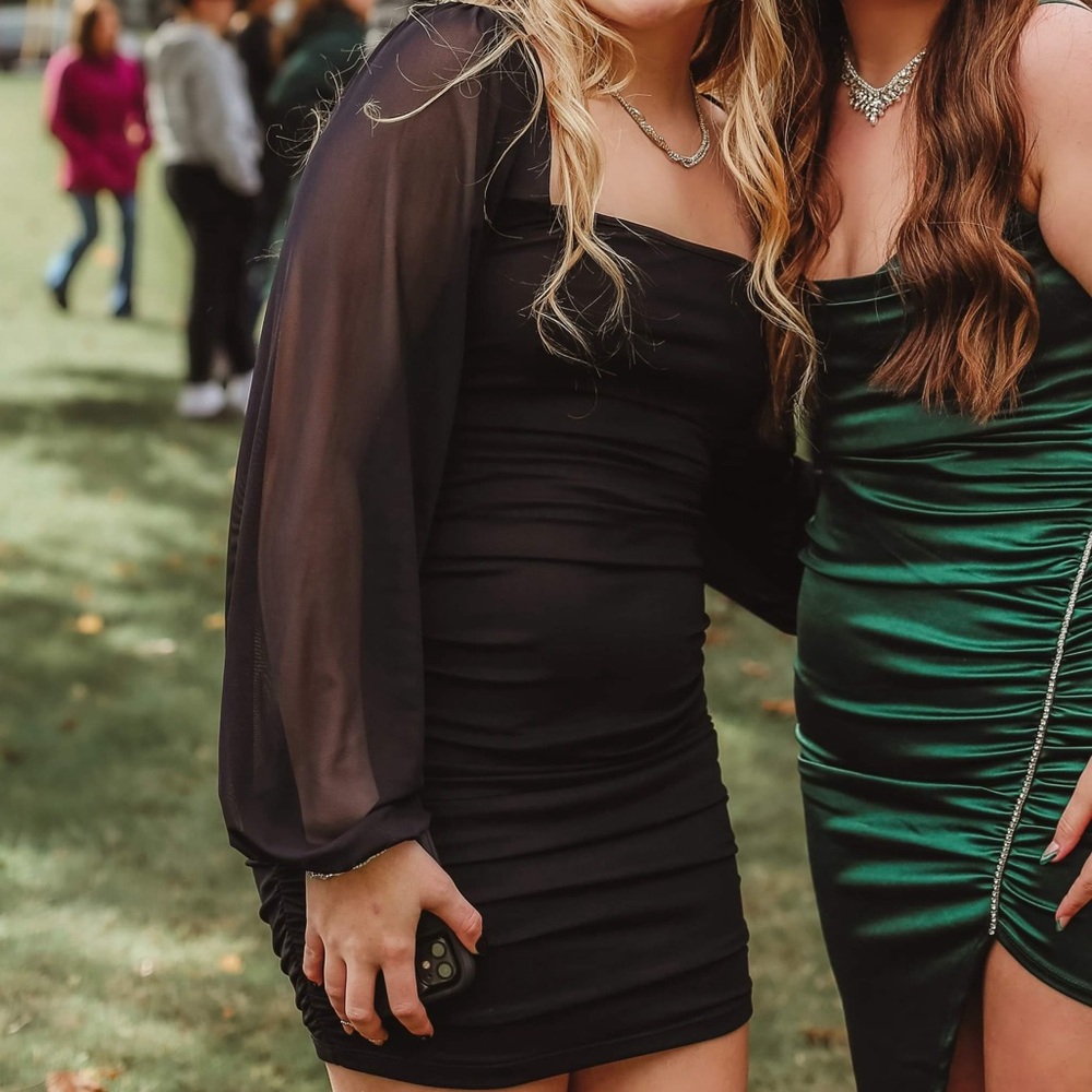 Windsor Black Long Sleeve Dress